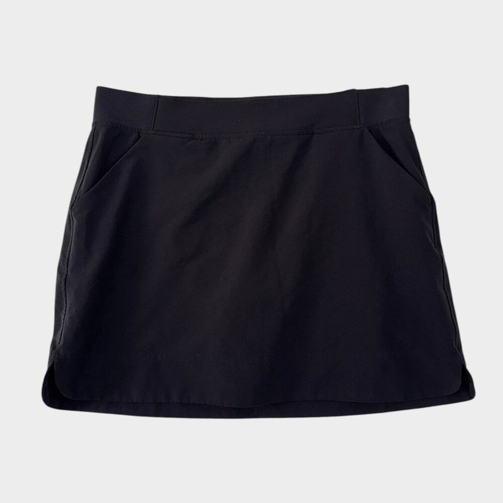 32 Degrees Womens Large Black Skort Shorts Under with Pockets